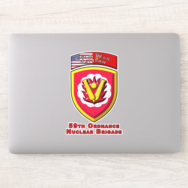 Sticker 59e Brigade de commandement "Dissuasion nucléaire  (Ordinateur)