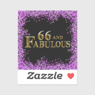 Sticker 66e anniversaire 