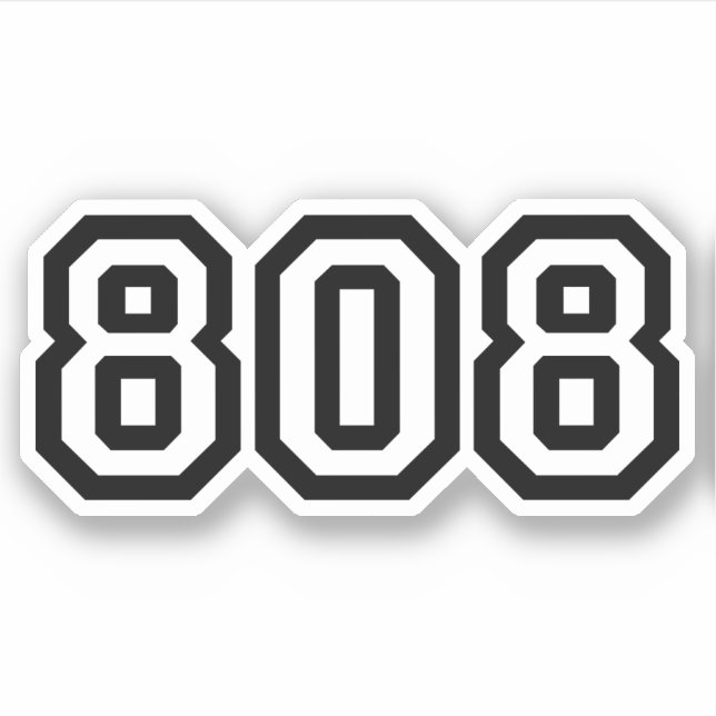 STICKER 808 (Devant)