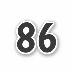 STICKER 86