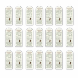 Sticker 8 oz de boue Jar valeur nutritive avec du vinyle d