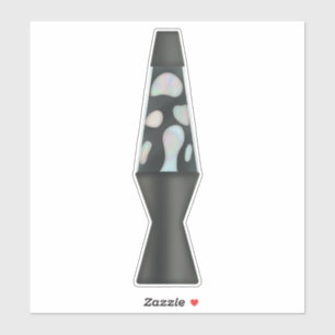 Sticker 90s Throwback - Lampe à bulle holographique