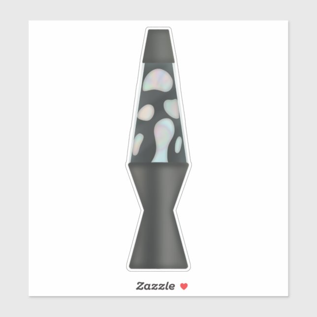 Sticker 90s Throwback - Lampe à bulle holographique (Feuille)