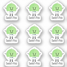 9 mini chevalets bébé de pois doux