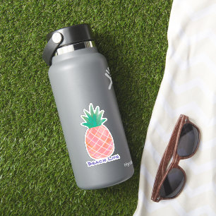 Sticker à ananas et à la plage Vie Vinyl Coupe