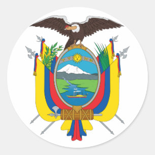 Sticker à armoiries de l'Équateur