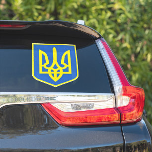 Sticker À Armoiries De L'Ukraine Forte - Liberté