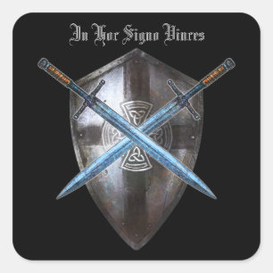 Sticker à armoiries - In Hoc Signo Vinces