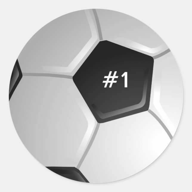 Sticker à balle de football (Devant)