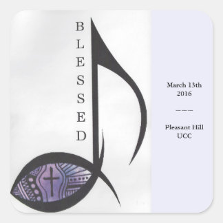 Sticker à bénédiction aux instruments