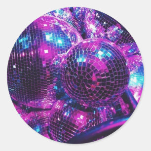 Sticker à bille Disco couleur Neon