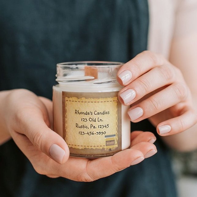 Sticker à bougies Jar (Créateur téléchargé)