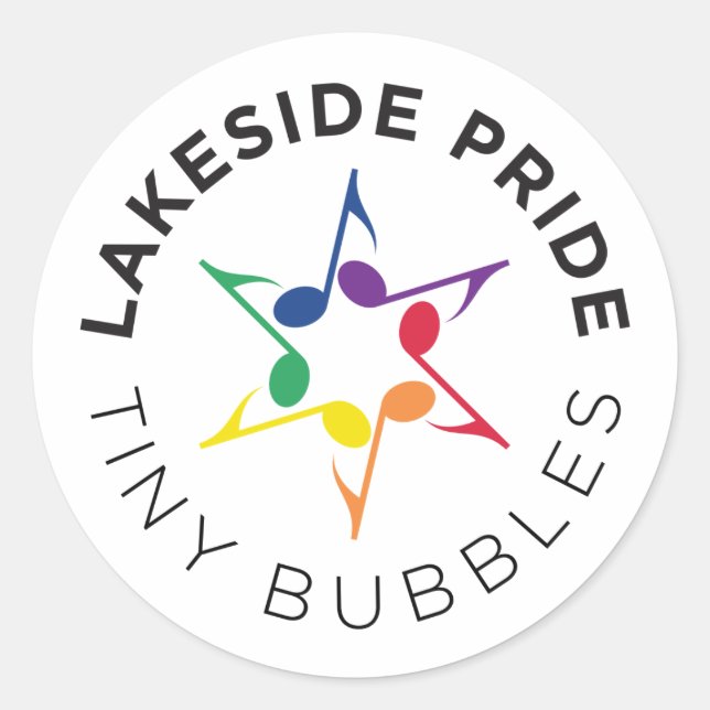 Sticker à bulle minuscule (Devant)