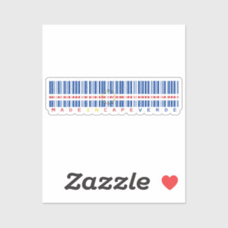 Sticker à code barre fabriqué au Cap Vert