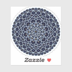 Sticker à contour nocturne céleste