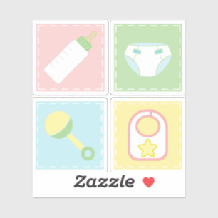 Sticker à contours de courtepointe pour bébé