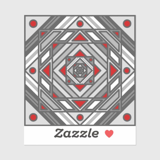 Sticker à contours de vision du tunnel (Feuille)