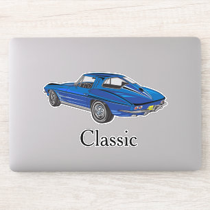 Sticker à contours Design Corvette classique