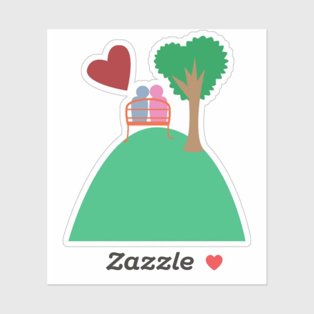Sticker A Couple Dating  (Feuille)