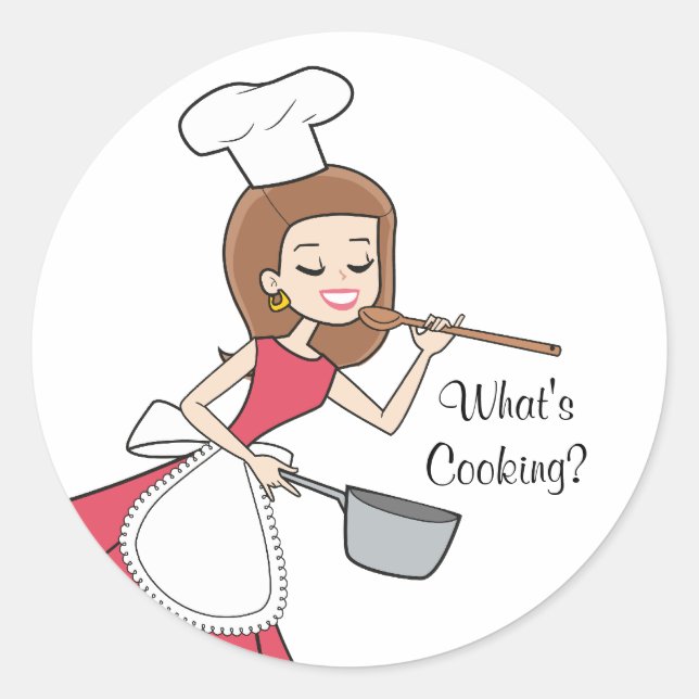Sticker à Cuisines - Baker Lady (Devant)