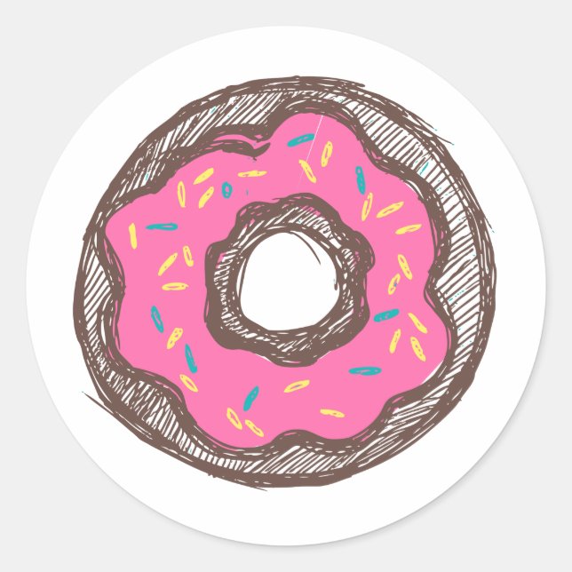 Sticker à donut (Devant)