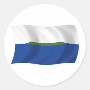Sticker à drapeau de l'île de Navassa
