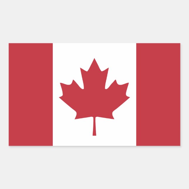 Sticker à drapeau du Canada (Devant)