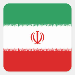 Sticker à drapeau iranien