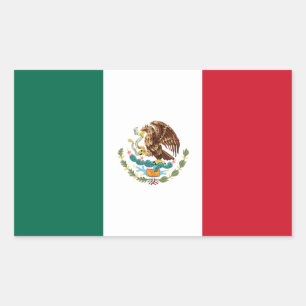 Sticker à drapeau mexicain