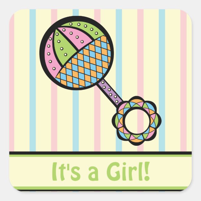 Sticker à Faire-part simple et doux (Devant)