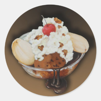 Sticker à fente banane