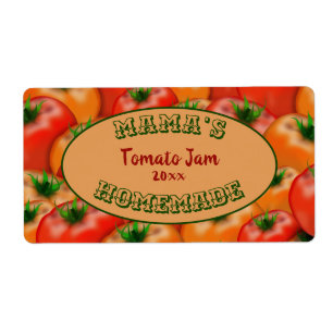 Sticker à la confiture de tomate maison de maman É