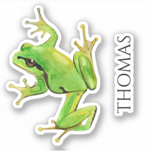 Sticker à la grenouille