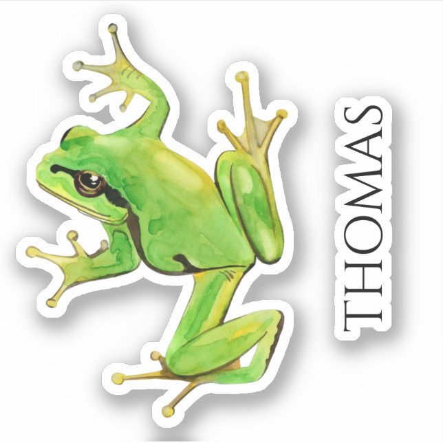 Sticker à la grenouille (Devant)