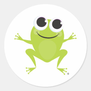 Sticker à la grenouille