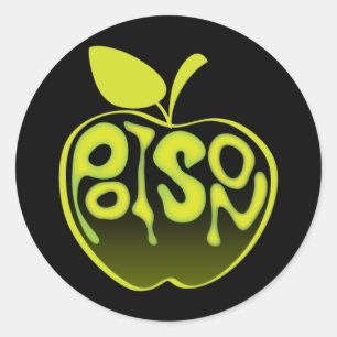 Sticker à la pomme de poison