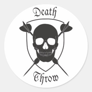 Sticker à lancer de mort