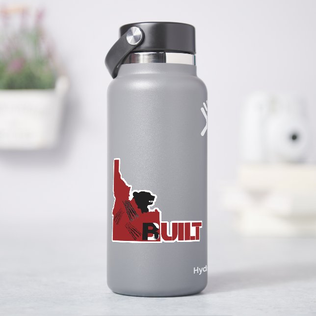 Sticker à l'ours chargé (HydroFlask)