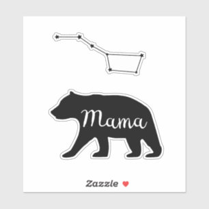 Sticker à l'ours de maman.