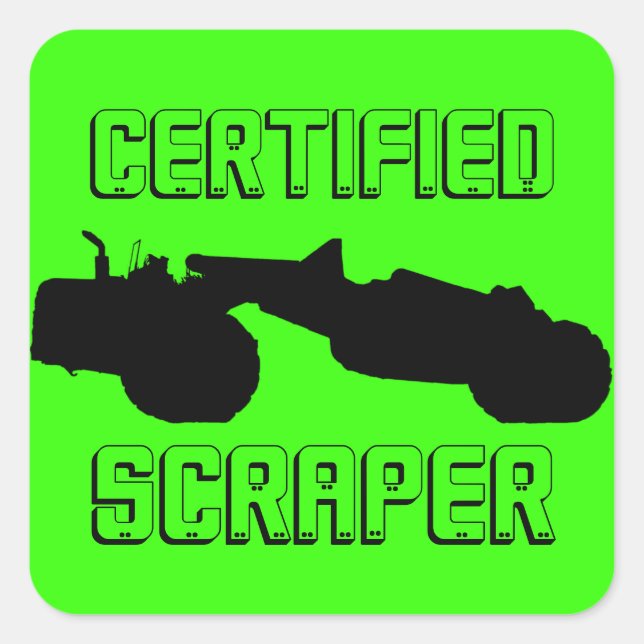 Sticker à main certifié par l'ingénieur d'exploita (Devant)