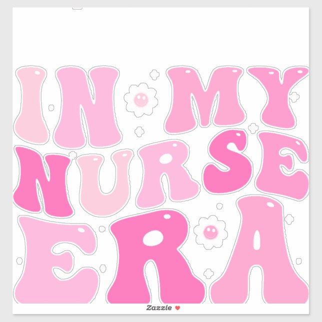 Sticker À Mon Époque Infirmière, Drôle Cadeau Infirmière (Feuille)