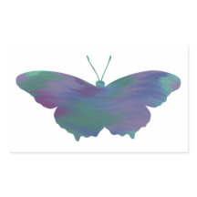 Sticker à papillon de style acrylique