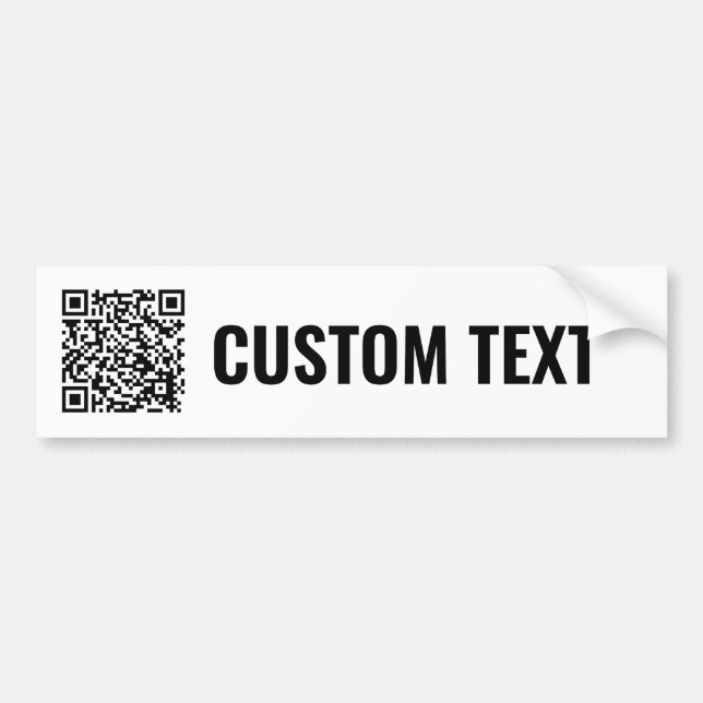 Sticker à pare-chocs QR Code (Devant)