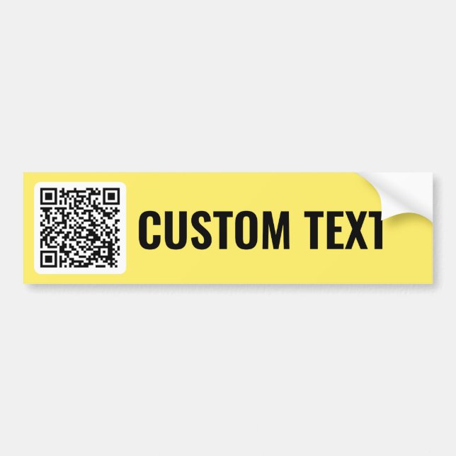 Sticker à pare-chocs QR Code (Devant)