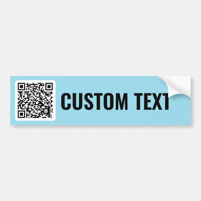 Sticker à pare-chocs QR Code (Devant)