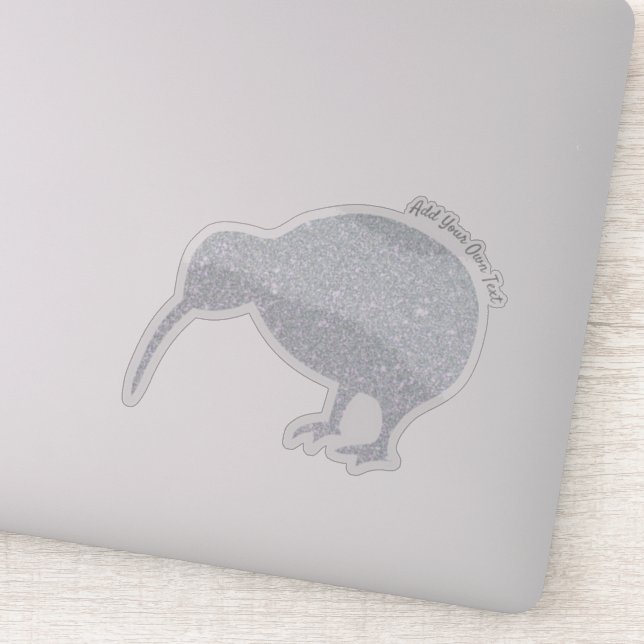 Sticker à Parties scintillant à étincelle Kiwi PER (Détail)