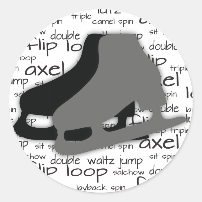 Sticker à patinage circulaire (Devant)