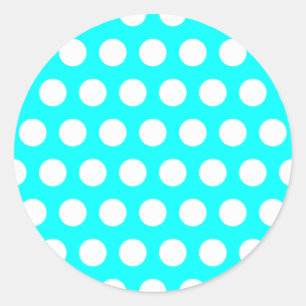 Sticker à points Polka blancs