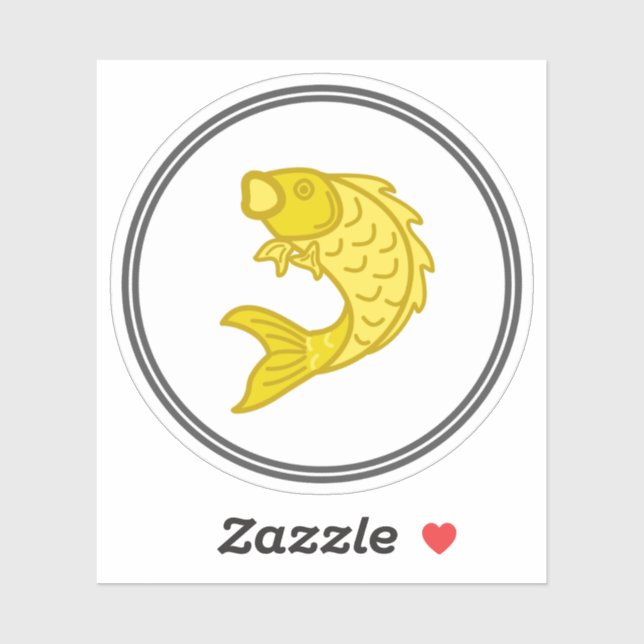 Sticker à poisson | Collection de crabes de crevet (Feuille)