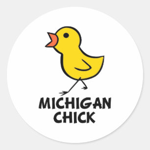 Sticker à poussette du Michigan